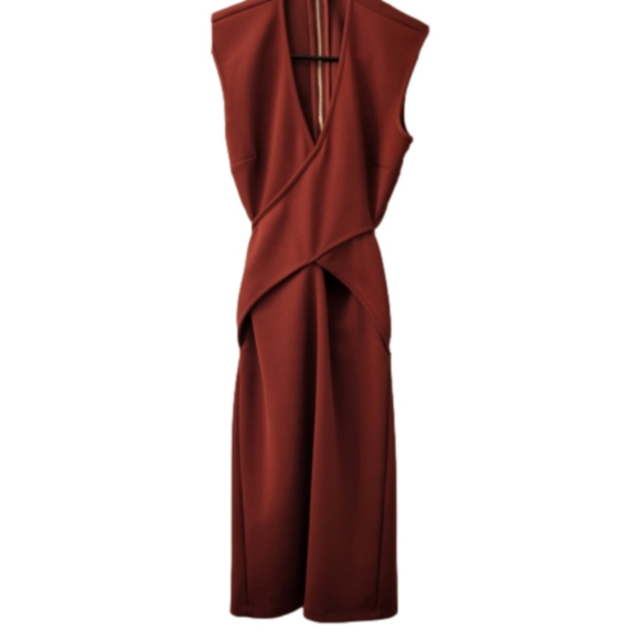 COPY - Topshop maroon midi dress - Picture 3 of 6
